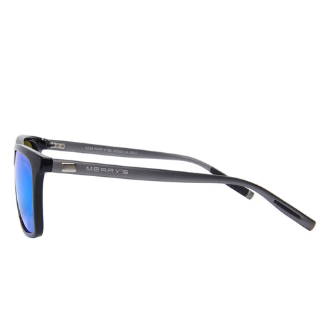 MERRY'S Unisex Polarized Aluminum Sunglasses Vintage Sun Glasses For Men/Women S8286 (Blue, 56)
