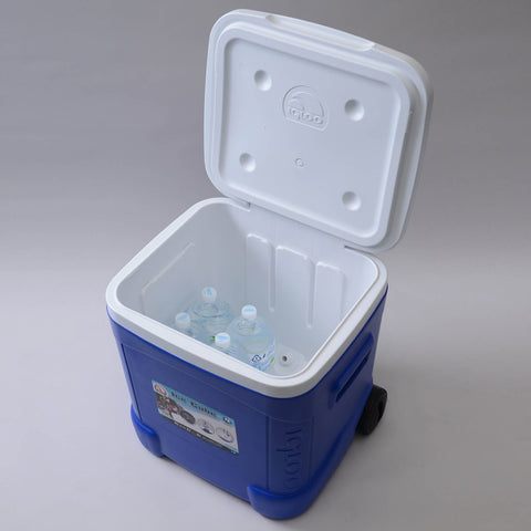 Igloo Ice Cube Roller Cooler (60-Quart, Ocean Blue)