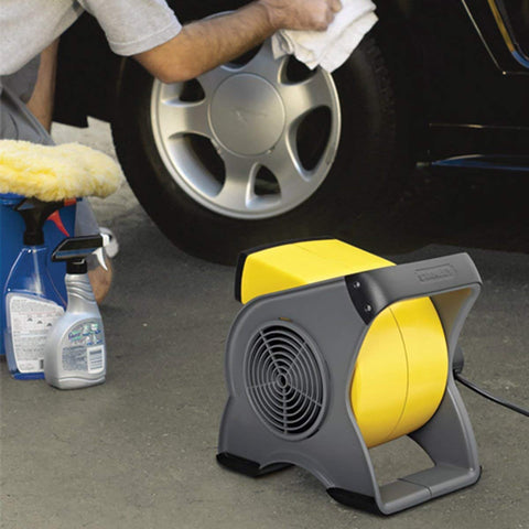 STANLEY 655704 High Velocity Blower Fan - Features Pivoting Blower and Built-in Outlets