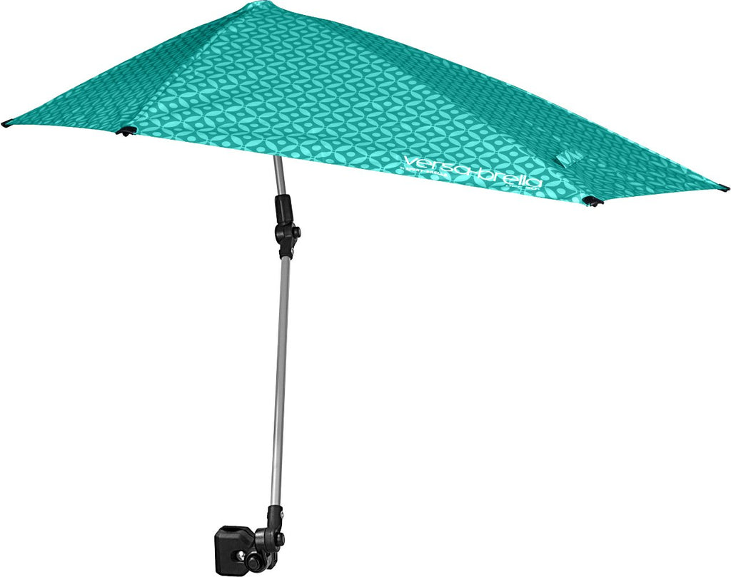 Sport-Brella Versa-Brella SPF 50+ Adjustable Umbrella with Universal Clamp, Regular, Turquoise