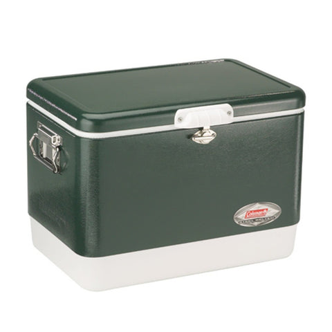 Coleman Cooler | Steel-Belted Cooler Keeps Ice Up to 4 Days | 54-Quart Cooler for Camping, BBQs, Tailgating & Outdoor Activities