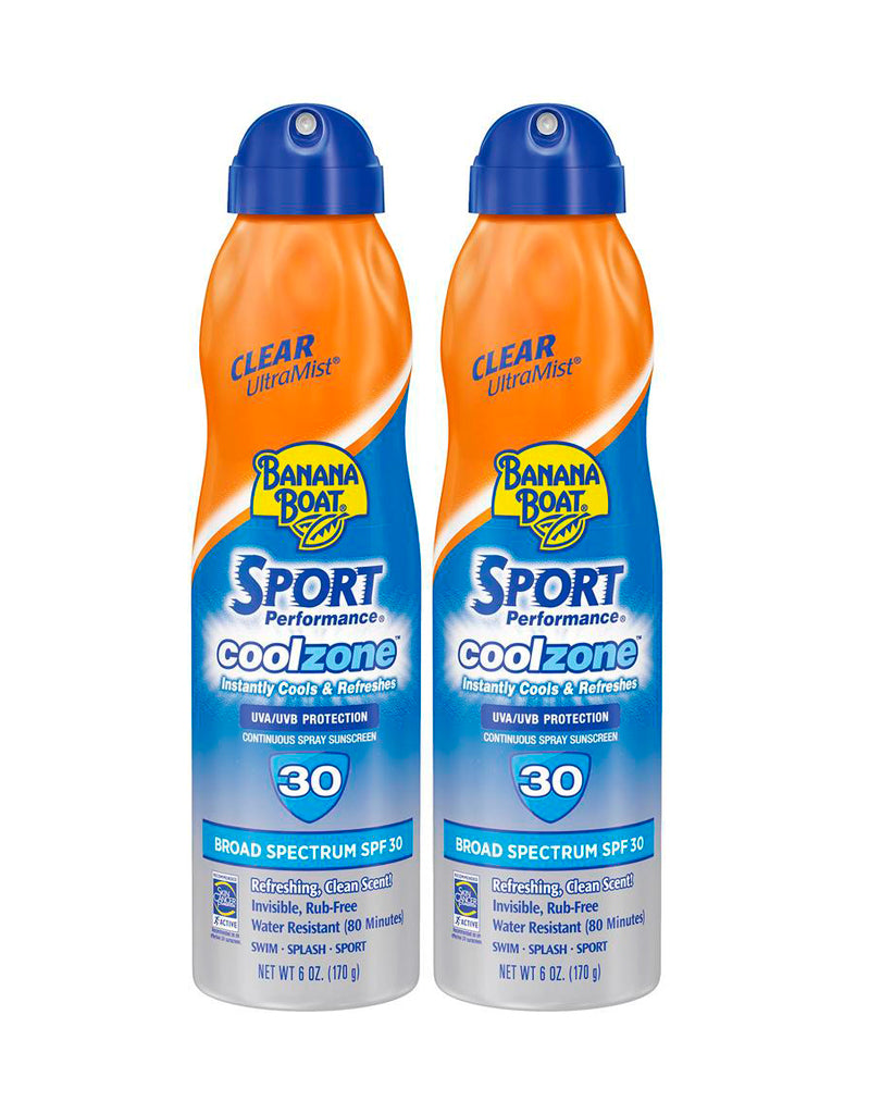 Sport Coolzone Sunscreen Spray SPF 30 - Twin Pack